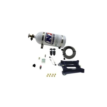 4150 Hitman Nitrous Plate System 100-150-200Hp with 10Lb Bottle Nitrous Express NX 40040-10