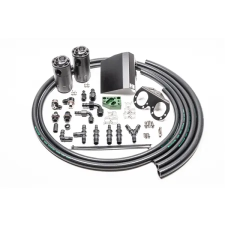 Dual Catch Can Kit for Subaru EJ Turbo 02-21 Fluid Lock Radium Enginnering