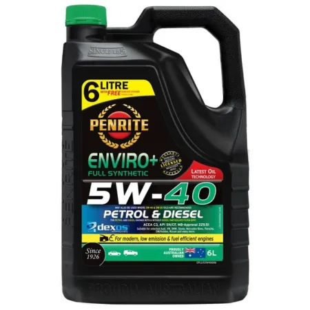 Olej silnikowy Penrite Enviro + 5W-40 Full Synthetic 6L