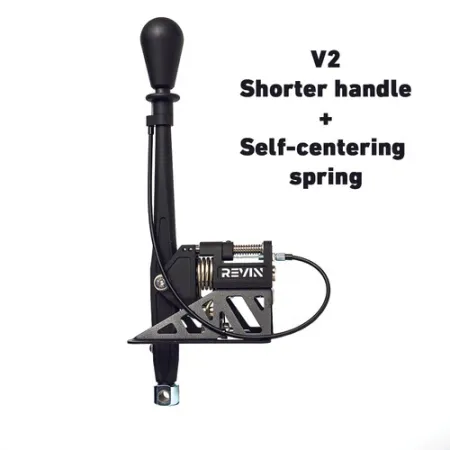 Revin Short Shifter for BMW Race Version V2 ( E30 / E34 / E36 / E39 E46 / E8X / E9X etc. ) Black
