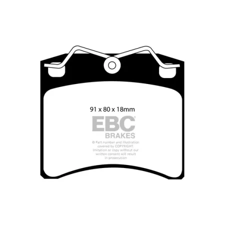 DP61116 Klocki hamulcowe GREENSTUFF EBC Brakes Volkswagen Eurovan