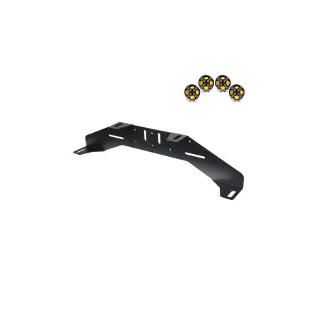Uchwyt do Dodatkowych 4 Świateł Purelux WRC Czarny