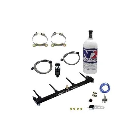 Billet Spray Bar System for ZX-14 with 1.0Lb Bottle Nitrous Express NX 62203-1.0P