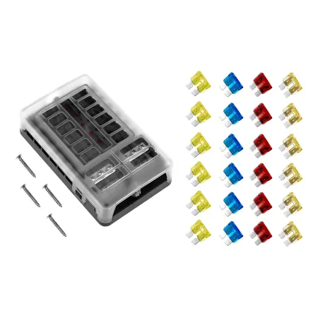 Skrzynka z 12 bezpiecznikami