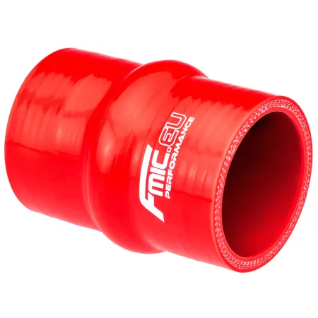 Silikonowy łącznik antywibracyjny hump 80mm Czerwony