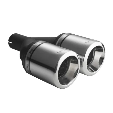 Uniwersalna końcówka tłumika okrągła 100mm długość 230mm średnica montażowa 50mm