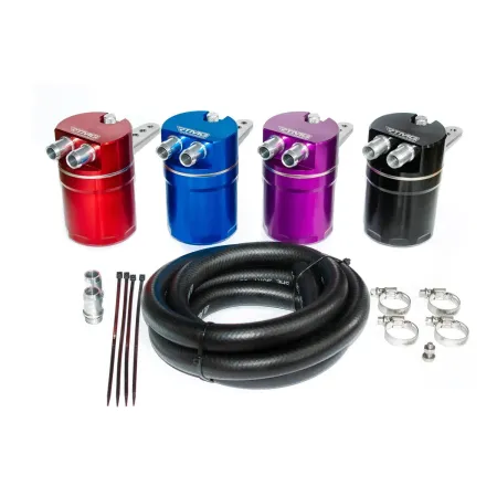 RTMG Performance Universal Oil Catch Can Kit Small Black