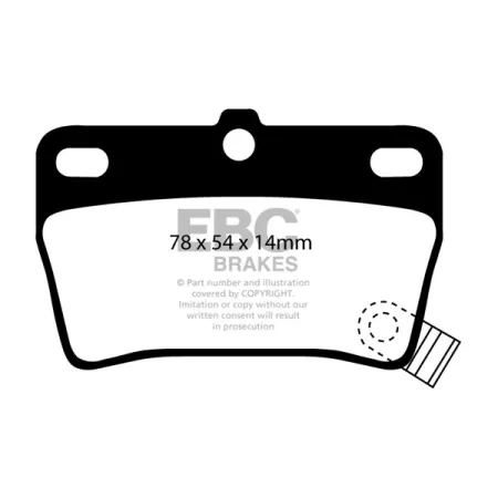 DP61403 Klocki hamulcowe GREENSTUFF EBC Brakes Toyota Rav 4 XA20 Toyota RAV 4