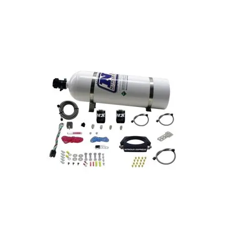 LS 90mm Plate System with 15Lb Bottle for GM Vehicles Nitrous Express NX 20934-15