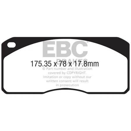 DP4070R Klocki hamulcowe YELLOWSTUFF EBC Brakes