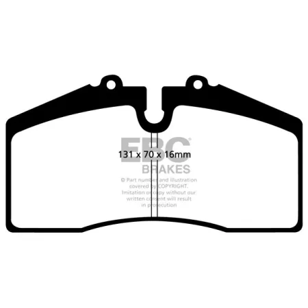 DP81014.16SR21 Sportowe klocki hamulcowe Sintered SR21™ EBC Brakes Audi RS2 8C Porsche 968 M030 Sport