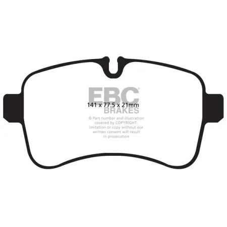 DP1979 Klocki hamulcowe ULTIMAX2 EBC Brakes IVECO COMMERCIAL Daily 20062011 29L Daily 20062011 35C Daily 20062011 40C Daily 20112014 35C11 Daily 20112