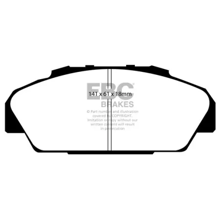 DP831 Klocki hamulcowe ULTIMAX2 EBC Brakes Honda Accord