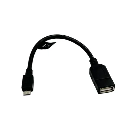 Ecumaster Kabel AA0035 OTG USB 2.0 USB A gniazdo USB B micro wtyk 0,2m czarny