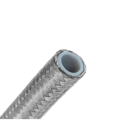 AN4 przewód PTFE teflonowy w stalowym oplocie 6mm