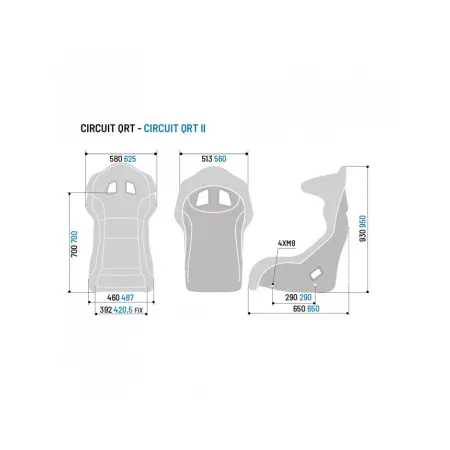 Sparco Seat Circuit QRT FIA Approved 8855-1999 up to 2029