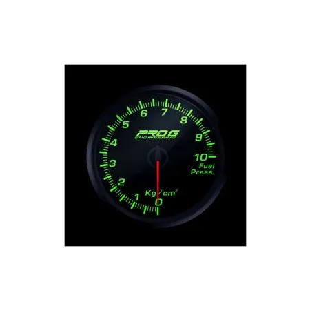 Wskaźnik Pro G Race Series 2 RC, ciśnienia paliwa Kg/cm2 GREEN 52mm