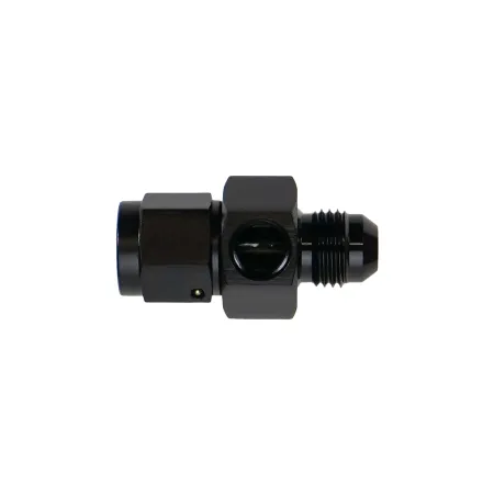 Adapter 6AN męski Flare na żeński Flare Swivel z portem 1/8" NPT DeatschWerks