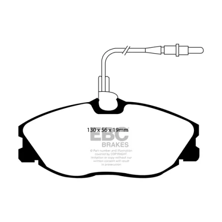 DP21047 Klocki hamulcowe GREENSTUFF EBC Brakes Citroen Xsara Xsara Estate Peugeot 306 406 406 Coupe 306 GTi-6