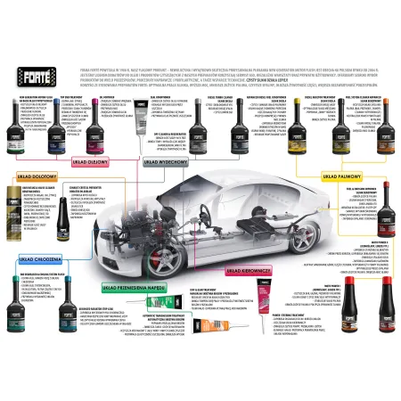 Forte Air Intake and Valve Cleaner Czyści Pierścienie Nagar i Układ Dolotowy 500ml