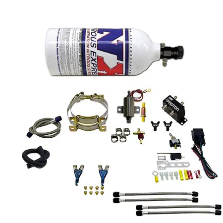 Two Cylinder Proton System with 2.5Lb Bottle Nitrous Express NX 61026-2.5P