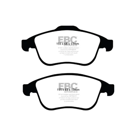 DP52024NDX Klocki hamulcowe BLUESTUFF NDX EBC Brakes Renault Clio Mk4 Megane Hatch Mk3 Clio Mk4 RS Megane Estate Mk3 Sport Tour