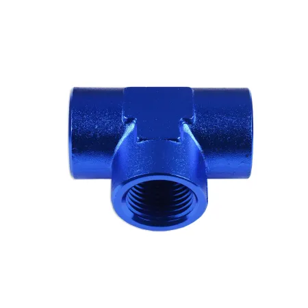 Trójnik żeński/żeński/żeński 1/2 NPT Niebieski