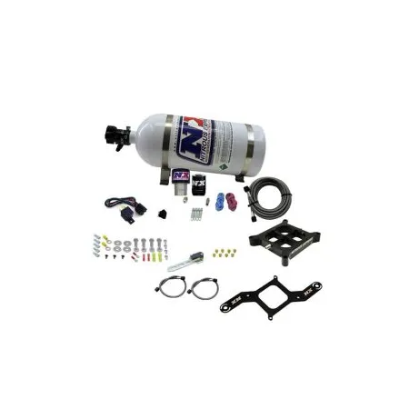 4150 Billet Crossbar Plate System Single Stage 250-650Hp with 10Lb Bottle Nitrous Express NX 63940-10