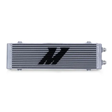 Mishimoto Universal Dual Pass Bar & Plate Oil Cooler Large Silver