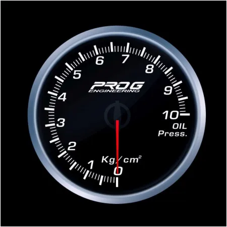 Wskaźnik Pro G Race Series RS, ciśnienia oleju Kg/cm2 WHITE 52mm