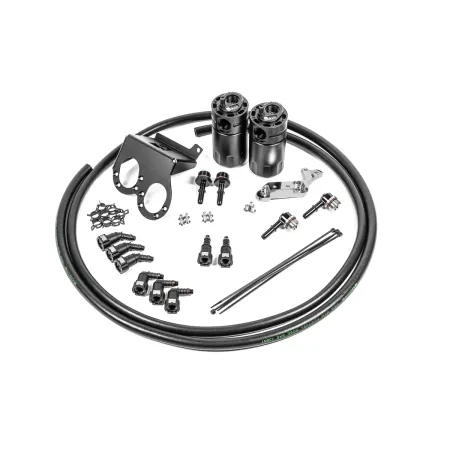 Dual Catch Can Kit Radium Engineering Chevrolet Corvette LT1 with Dry Sump 2017-2019