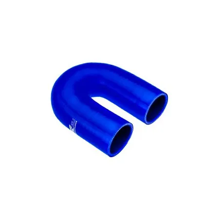 Kolanko silikonowe 180' 102mm Niebieski