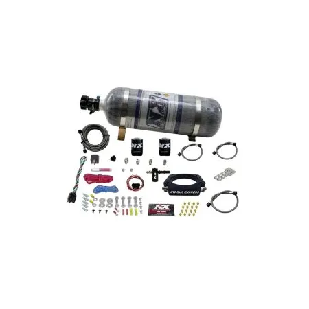 Nitrous Plate System with 12Lb Carbon Bottle for Chevrolet Corvette / Camaro LT1 6.2L Nitrous Express NX 20938-12