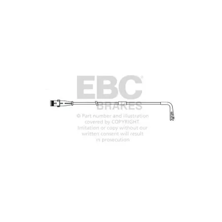 EFA119 Czujnik zużycia klocków hamulcowych EBC Brakes Opel Signum Vectra VAUXHALL Signum Vectra