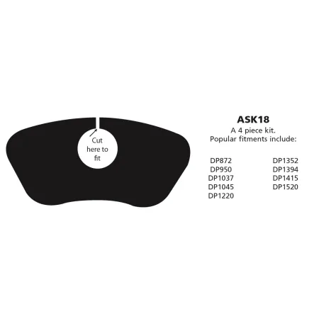 ASK18 Anti-squeal shim kits EBC Brakes
