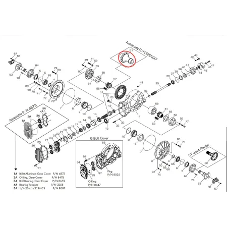 Winters Aluminum Spool HD w/ Splined Steel Insert SR3353-35HD