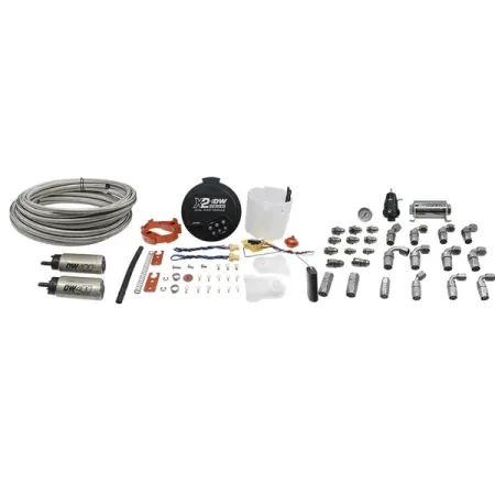 DeatschWerks X2 Series Fuel Pump Module with dual DW44 Pumps and Return Plumbing Kit for Hemi 2006+