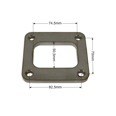 Flansza wydechowa kolektora nierdzewna SS304 T4