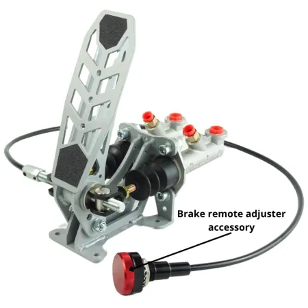 Pedał Hamulca na Podwójną Pompę Hamulcową Mocowany do Podłogi RacingPedalBoxes