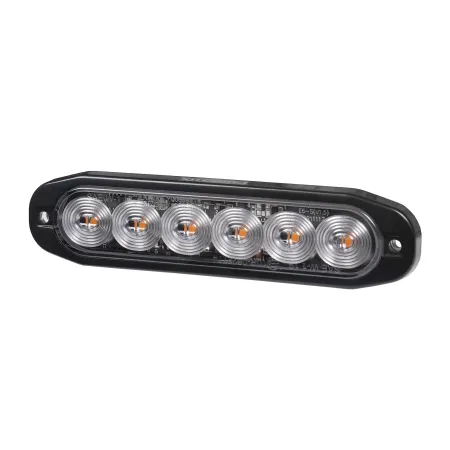 Lampa Ostrzegawcza Kogut LED Purelux Strobe Ultra Slim 12V 24V 118mm 12W