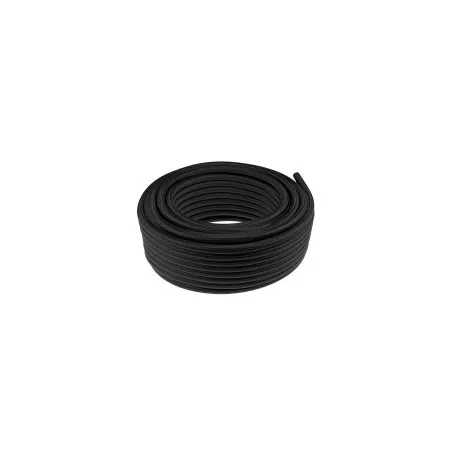 Przewód paliwowy gumowy czarny w nylonowym oplocie AN6