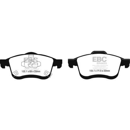 DPX2248 Klocki hamulcowe ULTIMAX2 EBC Brakes Fiat 500L 500L Trekking