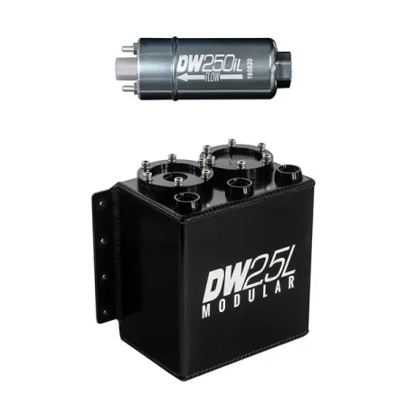 DeatschWerks 2.5L Surge Tank with 250iL In-Line Fuel Pump