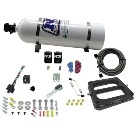 4500 Conventional Plate System Alcohol Pro-Power 100-500Hp with 15Lb Bottle Nitrous Express NX 50075-15