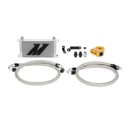 Mishimoto Subaru WRX STI Thermostatic Oil Cooler Kit 2008-2014 Silver