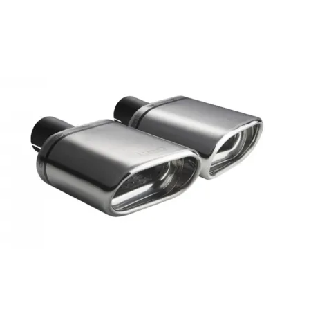 Uniwersalna końcówka tłumika owalna 145×75mm długość 140mm średnica montażowa 50mm