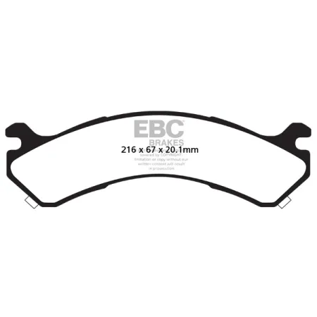 DP61663 Klocki hamulcowe GREENSTUFF EBC Brakes Chevrolet Silverado 3500 2WD Silverado 3500 4WD GMC Sierra 3500 1 Ton