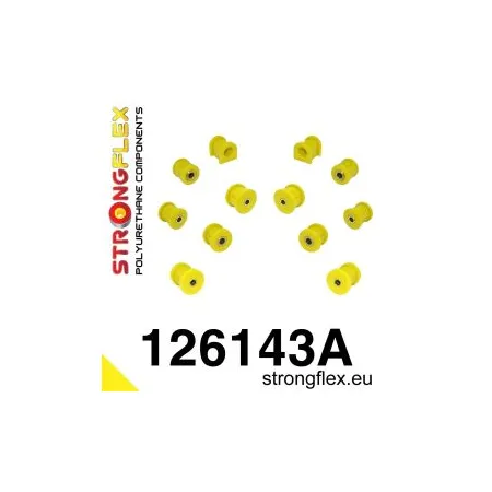 126143A: Zestaw tulei zawieszenia tylnego SPORT Mitsubishi Lancer EVO 7/8/9