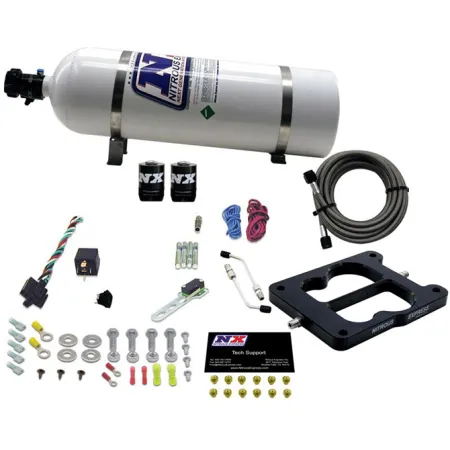 Q-Jet Spreadbore Nitrous System 50-300Hp with 15Lb Bottle Nitrous Express NX 30080-15