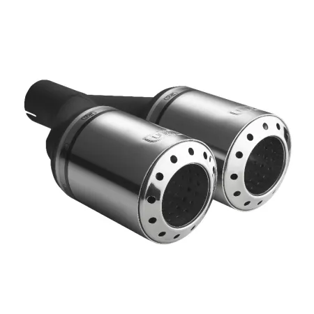 Uniwersalna końcówka tłumika okrągła 100mm długość 230mm średnica montażowa 55mm